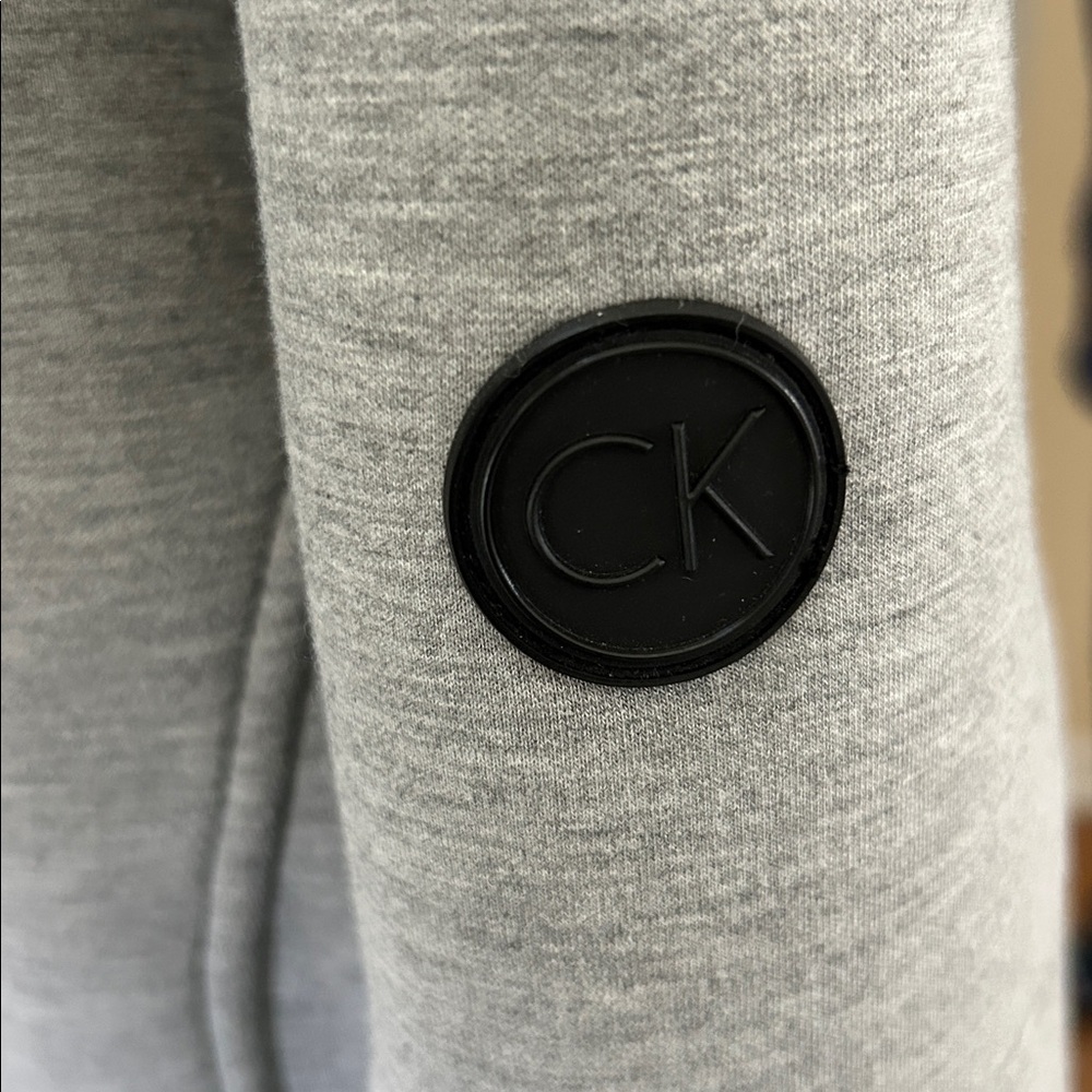 Calvin Klein Light Grey Scuba Jacket - Picture 8 of 11